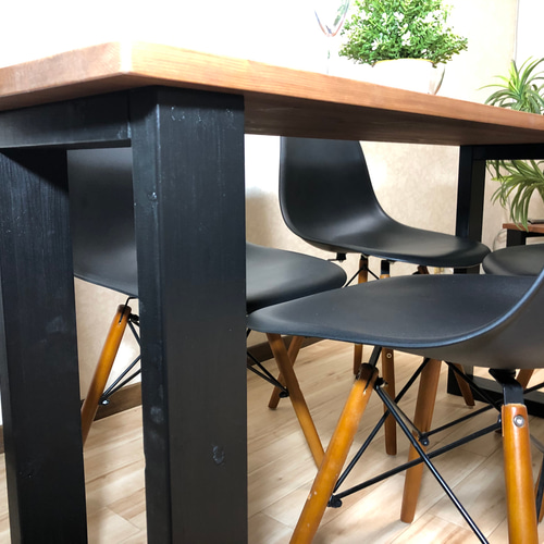 1400×410 カウンターテーブル(木製脚) ダイニングテーブル san 通販