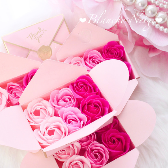 小禮物～玫瑰香皂花～ 第1張的照片
