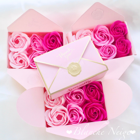 小禮物～玫瑰香皂花～ 第3張的照片