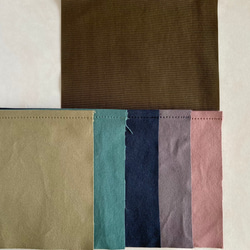手帳バッグ【ジブン手帳mini用】本体色：ブラウン　セミオーダー★ポケット色と装飾を選べます♪　 3枚目の画像