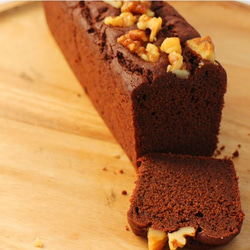 白砂糖、乳製品不使用　グルテンフリー　有機米粉パウンドケーキ（チョコレート） 1枚目の画像