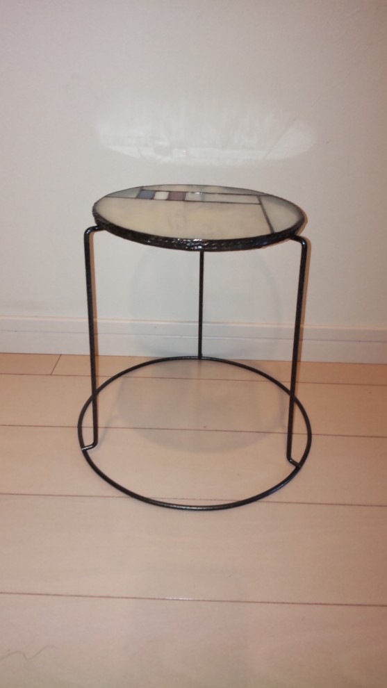 ◆コーヒーテーブル/ステンドグラス〖丸テーブル〗♪フランス♪ 6,162円