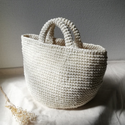 カナカナ　麻紐かごバッグ カナカナ様専用 麻紐かごバッグ