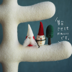 【受注製作】羊毛フェルト クリスマスツリー 8枚目の画像