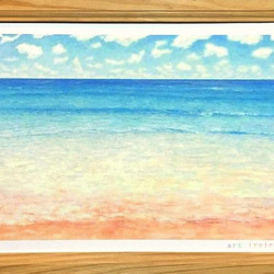 海の絵　no.028   A4 4枚目の画像