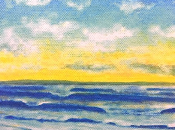 海の絵　sunlight 2枚目の画像