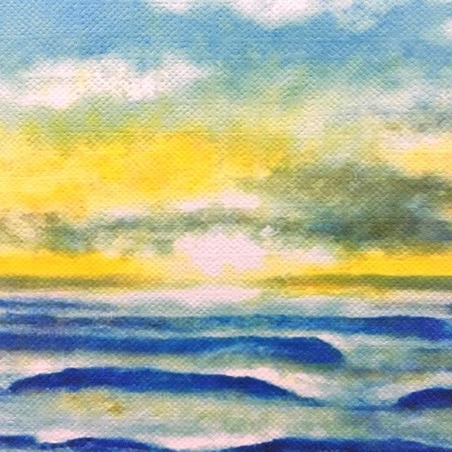 決意、いのちのサレンダー」＊インテリアート絵画 絵画 coco iro