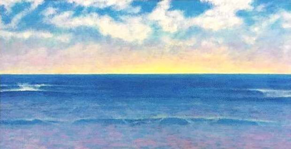 Yahoo!オークション - 風景画 海の絵 海 自然 夏 色鉛筆 アート