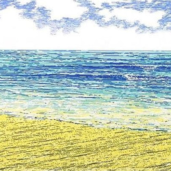 海の絵 海の絵 no.021 絵画 art iroiro 通販 5577717｜Creema(クリーマ)