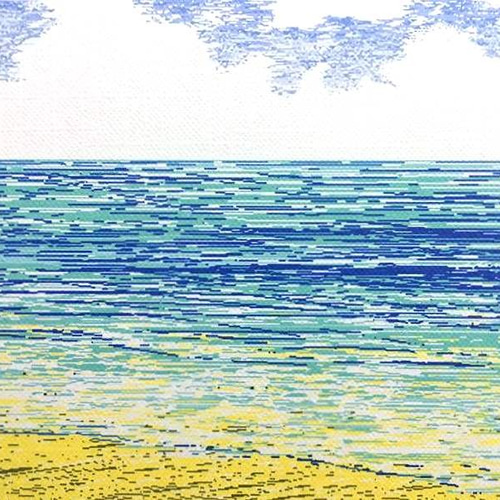 海の絵 海の絵 no.028 A4 絵画 art iroiro 通販 5558167｜Creema(クリーマ)