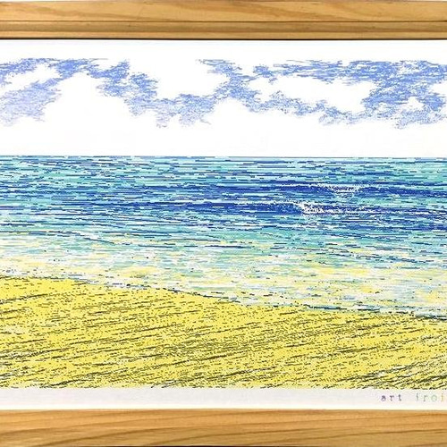 海の絵 pcd3 絵画 art iroiro 通販 5558417｜Creema(クリーマ)