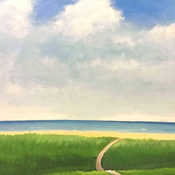 道の絵　海の絵　road 3枚目の画像