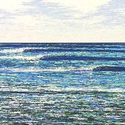 海の絵 海の絵 海 アートパネル 海の景色 陽の光 絵画 ヤシの木 青空