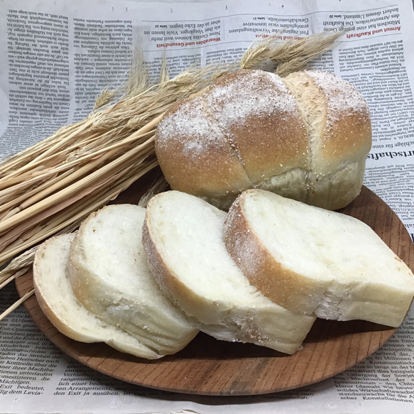 木型で焼いたほんわか食パン（L）【自家培養天然酵母のパン】 2枚目の画像