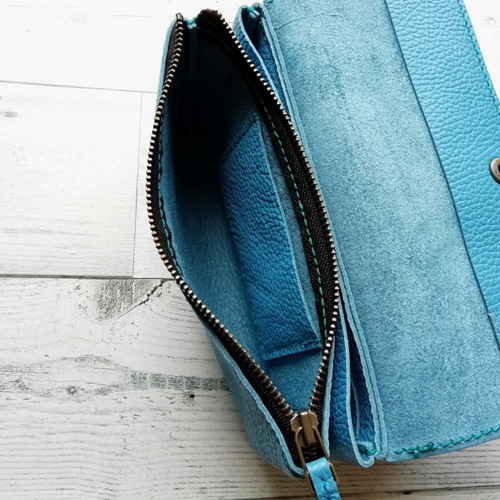made in challenger ポーチ　財布　ブルー コーチ COACH 財布 （ブルー） -waja bazar - 海外ファッション
