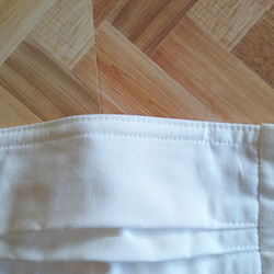ノーズワイヤー・ポケット付き　普通サイズ　布マスク 3枚目の画像