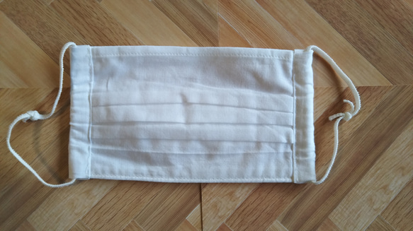 ノーズワイヤー・ポケット付き　普通サイズ　布マスク 4枚目の画像