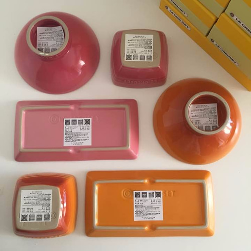 ル・クルーゼ　チャワン　2個セット　ローズクォーツ　ジャポネスク　茶碗 ル・クルーゼ チャワン 2個セット ローズクォーツ ジャポネスク