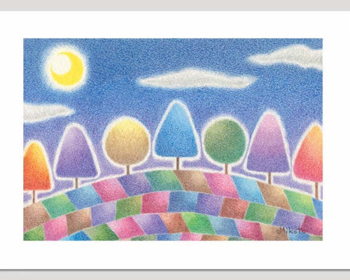 色鉛筆画　絵画　「Remember When」 色鉛筆画 絵画 「Remember When」 色鉛筆画 絵画 「Remember