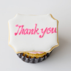 メッセージカップケーキ10個セット『Thank you』 4枚目の画像