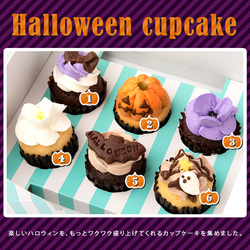 ご予約品】ハロウィンのクレイカップケーキ&ケーキset フェイク
