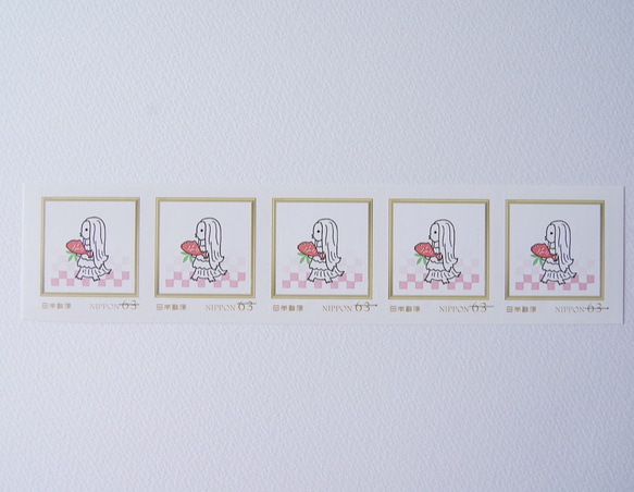 ※アマビエさま63円切手 5枚  お祝い鯛！ 2枚目の画像