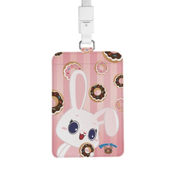 可愛動物識別證件套/名片套 YUKI & DONUTS Card Holder with Lanyard 第1張的照片