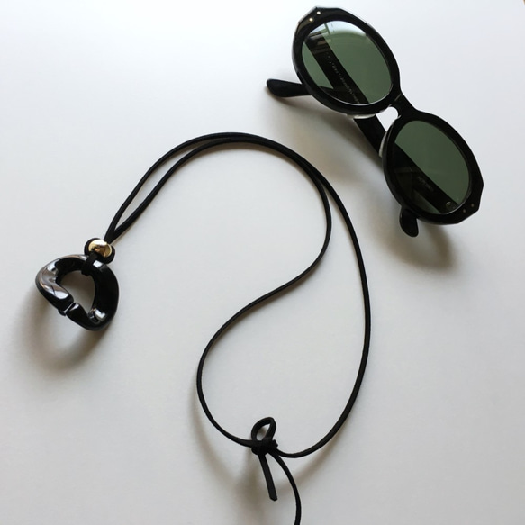 眼鏡/太陽鏡支架黑色（男女通用） 第1張的照片