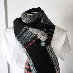 [Scarf Pin] Black Mix “6” 第1張的照片