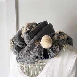 [Scarf pin / Brooch / Corsage] Light Gray Mix "9" 第6張的照片