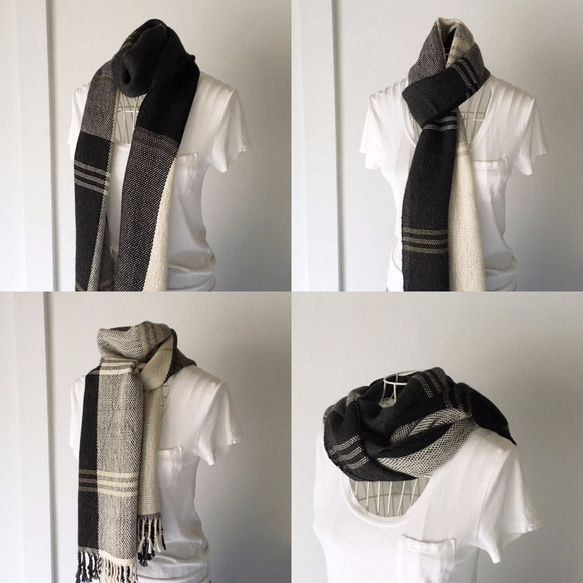 [Unisex Scarf] Monotone Mix 第2張的照片