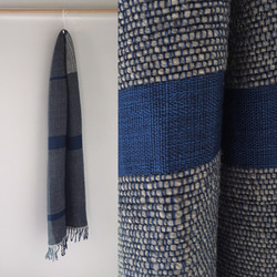 [Unisex Scarf] Blue & Gray 2 第3張的照片