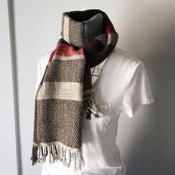 [Unisex Scarf] Brown Mix 第1張的照片