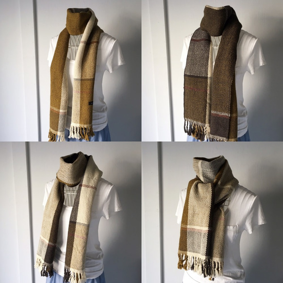 [Unisex Scarf] Deep Yellow Mix 3 第2張的照片