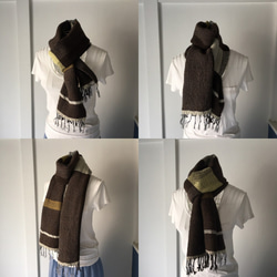 [Unisex Scarf] Brown Mix 2 第2張的照片