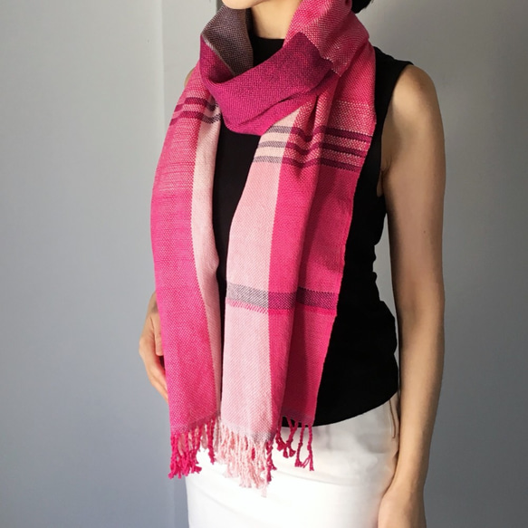 [Unisex Scarf] Pink Mix - All season available - 第1張的照片