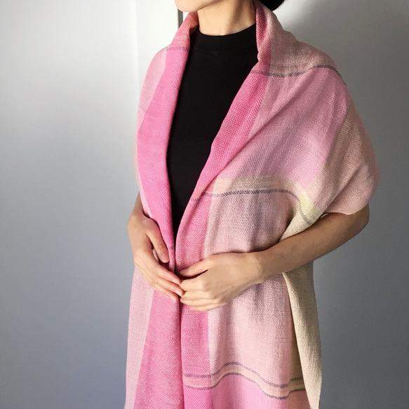 [Unisex Scarf] Pink Mix 2 - All season available - 第2張的照片