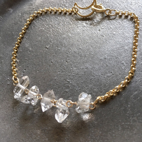 Herkimer的鑽石（夢幻水晶）·手鍊 第3張的照片