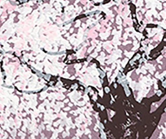 桜恋し＊版画（シルクスクリーン)＊ポストカード4枚＊舞妓　富士山　地蔵　枝垂れ桜 5枚目の画像