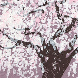 櫻花風景印刷（絲印）明信片* 17套*櫻花，燕子，柴犬，八重櫻，夜櫻花，賞櫻花，賞櫻花 第2張的照片