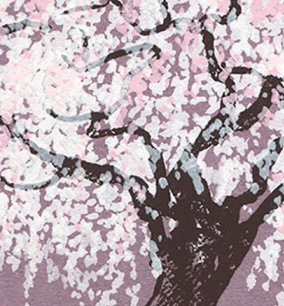 櫻花風景印刷（絲印）明信片* 17套*櫻花，燕子，柴犬，八重櫻，夜櫻花，賞櫻花，賞櫻花 第2張的照片