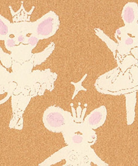happyねずみ＊版画（シルクスクリーン)＊ポストカード4枚＊干支  バレエ 鼠 mouse ballet 年賀 ネズミ 2枚目の画像