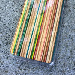 お試し価格 【即納】iPhone7Case アイフォンケース スケートボード 木製 木目 高品質  職人手作り 薄型 2枚目の画像