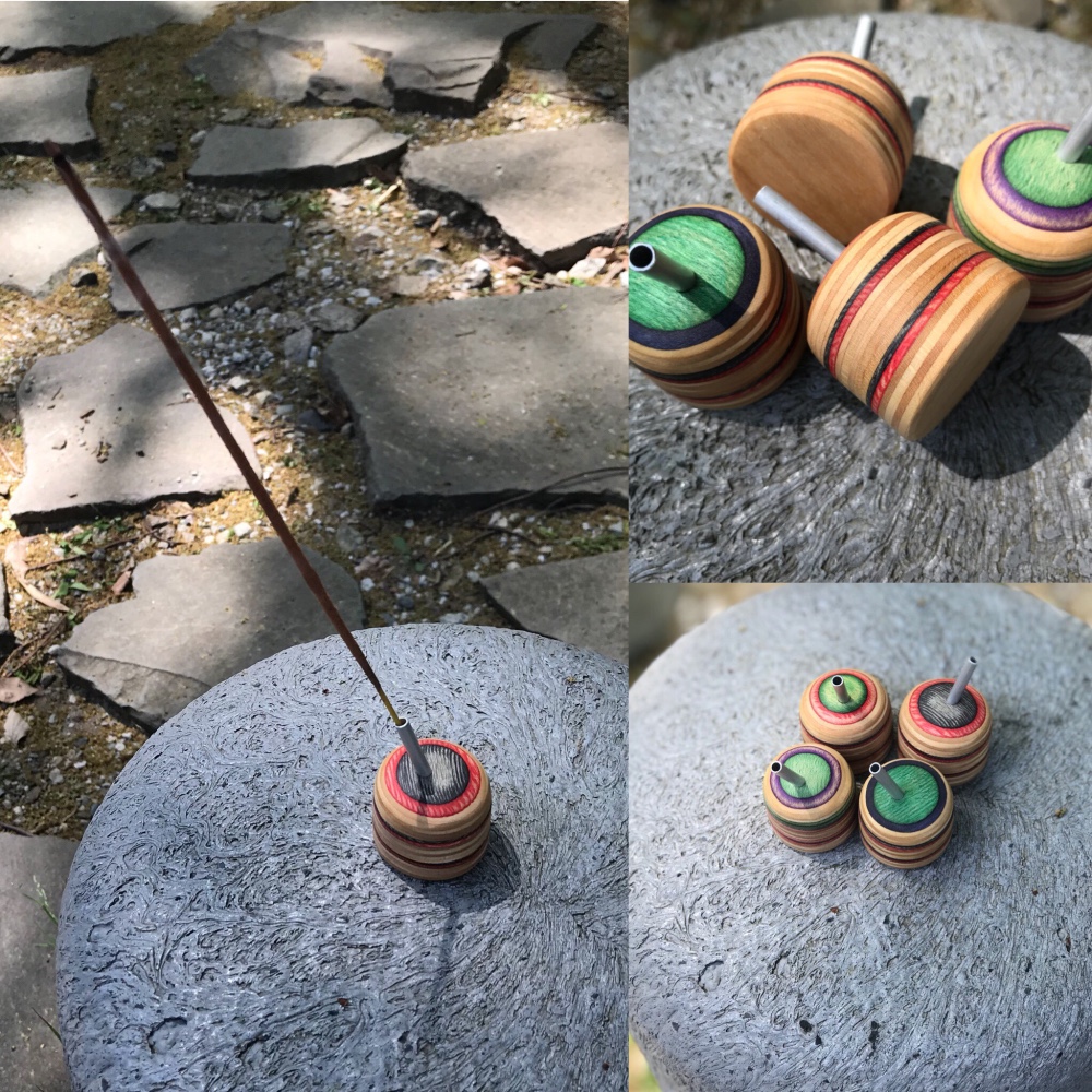 お香立て　スケボーリメイク　スタビライズウッド　ハンドメイド