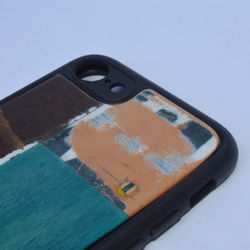 送料無料 iPhoneケース アイフォンケース スケートボード 木目 天然木 木製ケース  iPhone8 4枚目の画像