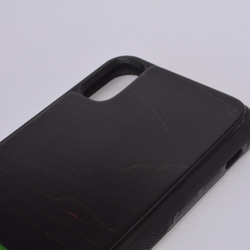 iPhoneケース アイフォンケース スケートボード 木目 天然木 木製ケース  iPhoneX 4枚目の画像