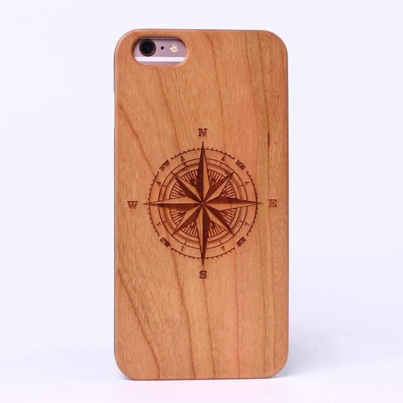 iPhoneケース 木製ケース 天然木 木目調 ウッドケース 無垢材 高級 大人 1枚目の画像