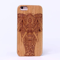 iPhoneケース 木製ケース 天然木 木目調 ウッドケース 無垢材 高級 大人 2枚目の画像