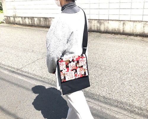 桐生織　ハンドバッグ　ハンドメイド 1_7b07d6519b84d2a1a0688c5d74b4