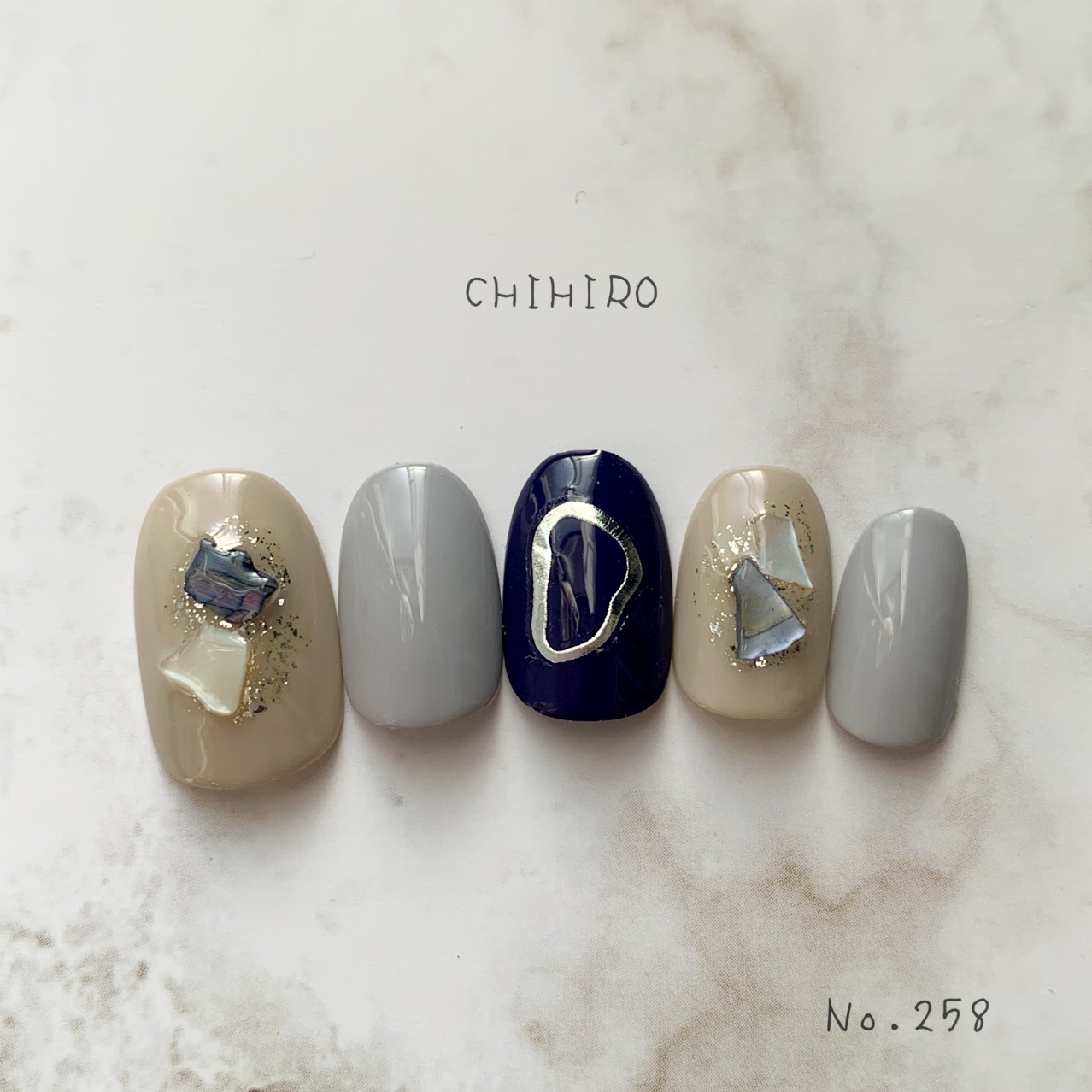 ネイルチップ No.258 ネイルチップ（つけ爪） CHIHIRO 通販